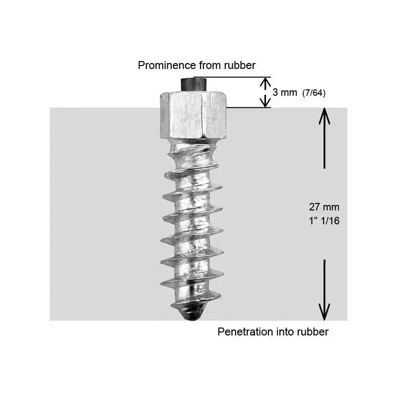 IGRIP ST-30200 1 1/8" 30mm Std Screw Studs Qty 200