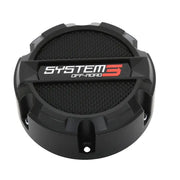 St3 Center Cap 4/110 Snap In Matte Black - Powersports