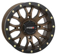 Matte Bronze/Black St3 Wheel 14x7 with 5+2 offset, rugged design for RV, Automotive, Powersports, off-road, marine, truck accessories, interior, truck bed, and RV parts, Powersports, AVADA - Best Sellers