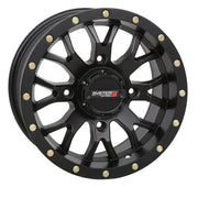 St3 Wheel 18x7 4 + 3 ( + 10mm) 4/137 Matte Black - Powersports