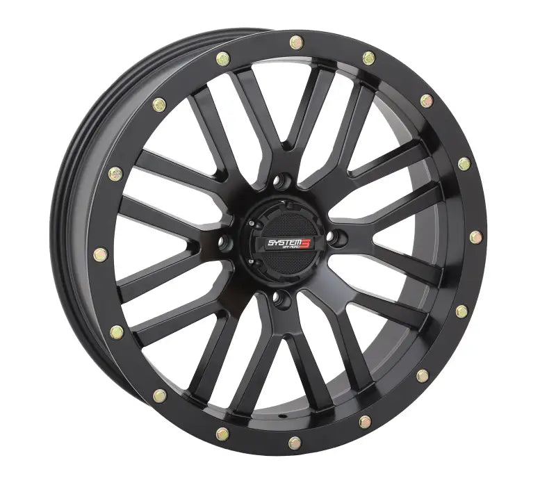 St3 Wheel 20x7 4 + 2.5 ( + 10mm) 4/156 4 Matte Black - Powersports