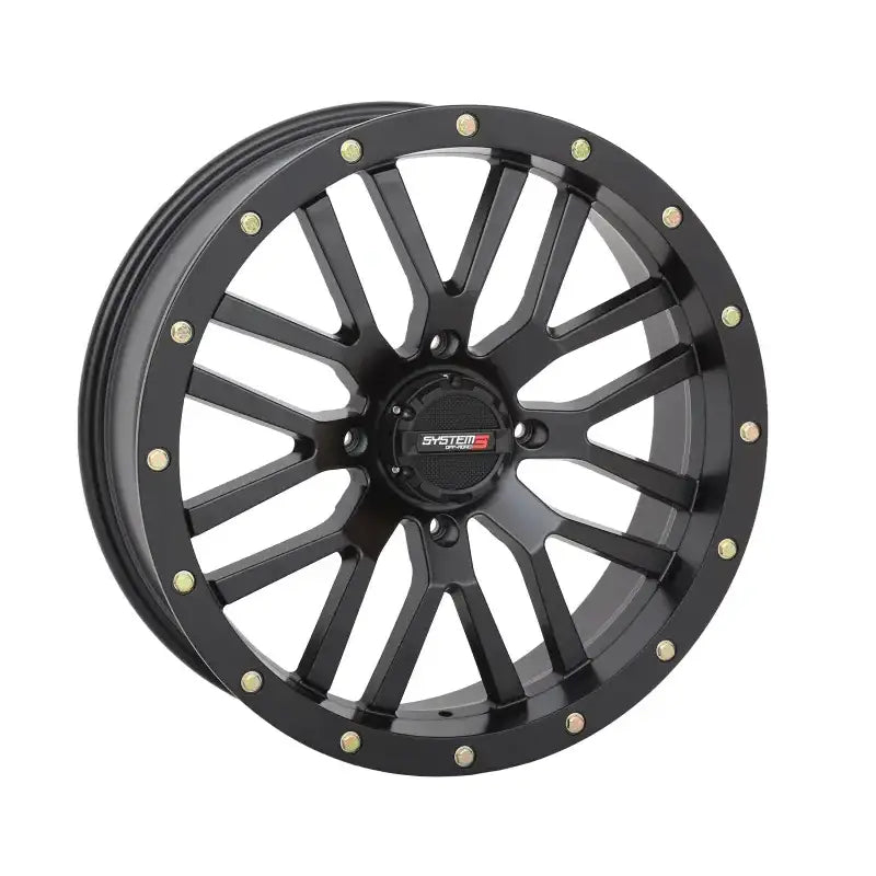 St3 Wheel 20x7 4 + 2.5 ( + 10mm) 4/156 4 Matte Black - Powersports