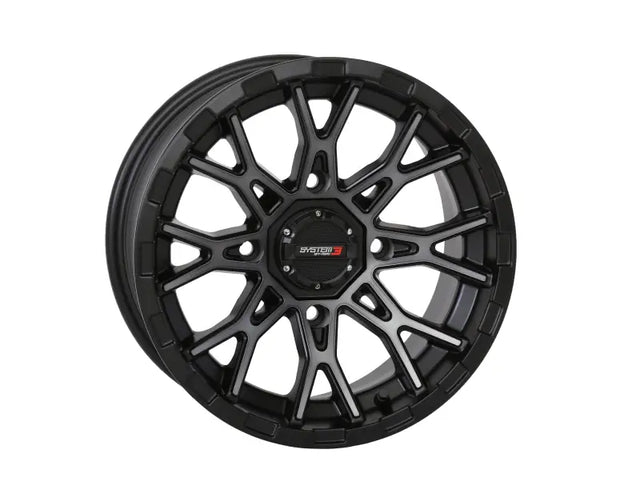 St6 Wheel 12x7 2 + 5 (47mm) 4/110 Matte Dark Tint - Powersports