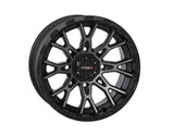St6 Wheel 12x7 4 + 3 ( + 10mm) 4/110 Matte Dark Tint - Powersports