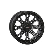 St6 Wheel 14x7 4 + 3 ( + 10mm) 4/156 Matte Dark Tint - Powersports