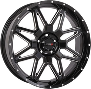 St7 Wheel 20x7 4+3 (+10mm) 5/4.5 Gloss Black Milled - SYSTEM 3