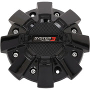 St7 Center Cap Dual Fit Bolt In Gloss Black - SYSTEM 3