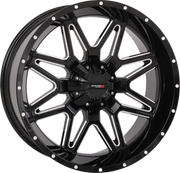 St7 Wheel 20x9 5+4 (0mm) 4/137 & 4/156 Gloss Blk Milled - SYSTEM 3