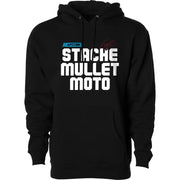 Stache Mullet Moto Hoodie Black Xl - DBK