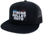 Stache Mullet Moto 2fifty Hat Black - DBK