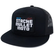 Stache Mullet Moto 2fifty Hat Black - DBK