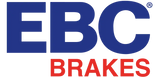 EBC Brakes logo on Stage 11 Kits Greenstuff with thermic black coating and RK Rotors