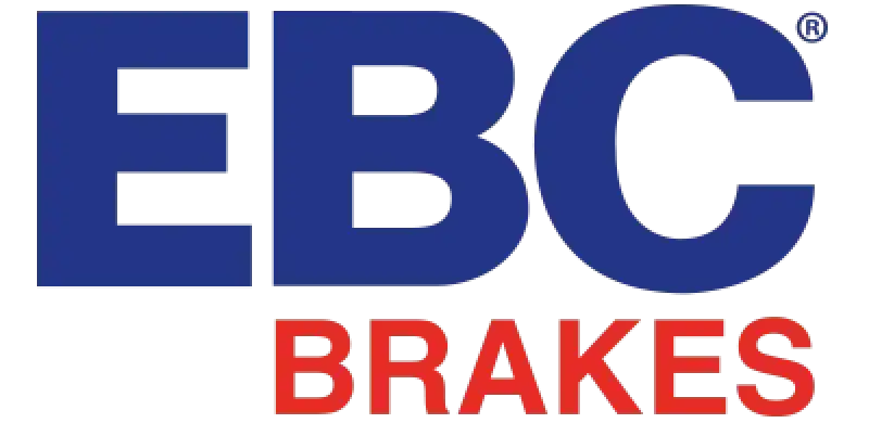 EBC Brakes logo on Yellowstuff pads with Thermic Black Coating and RK Rotors