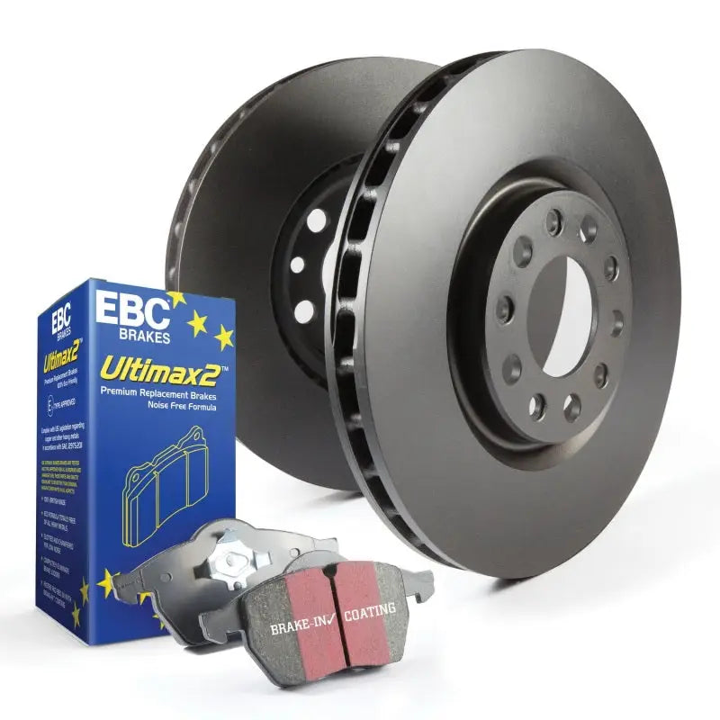 EBC Brakes Stage 20 Kits Ultimax2 and RK Rotors Front and Rear for Toyota Camry 2.4 Hybrid (2007-2011).