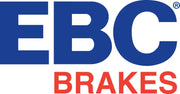 EBC Brakes logo in blue and red on Stage 5 Kits Yellowstuff brake kit for top braking performance