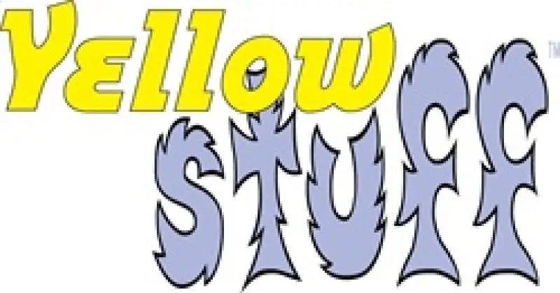 Yellow Stuff logo on Stage 9 Kits Yellowstuff with USR Rotors in thermic black style