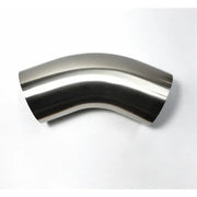 Stainless Bros 601-08926-4150 Stainless Bros 3.5in Diameter 1.5D / 5.25in CLR 45 Degree Bend 16GA Wall - Leg