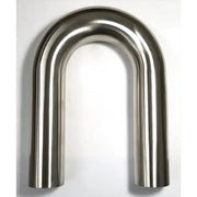 Stainless Bros 601-05096-1150 Stainless Bros 2.0in Diameter 1.5D / 3in CLR 180 Degree Bend 6in Leg / 6in Leg Mandrel Bend