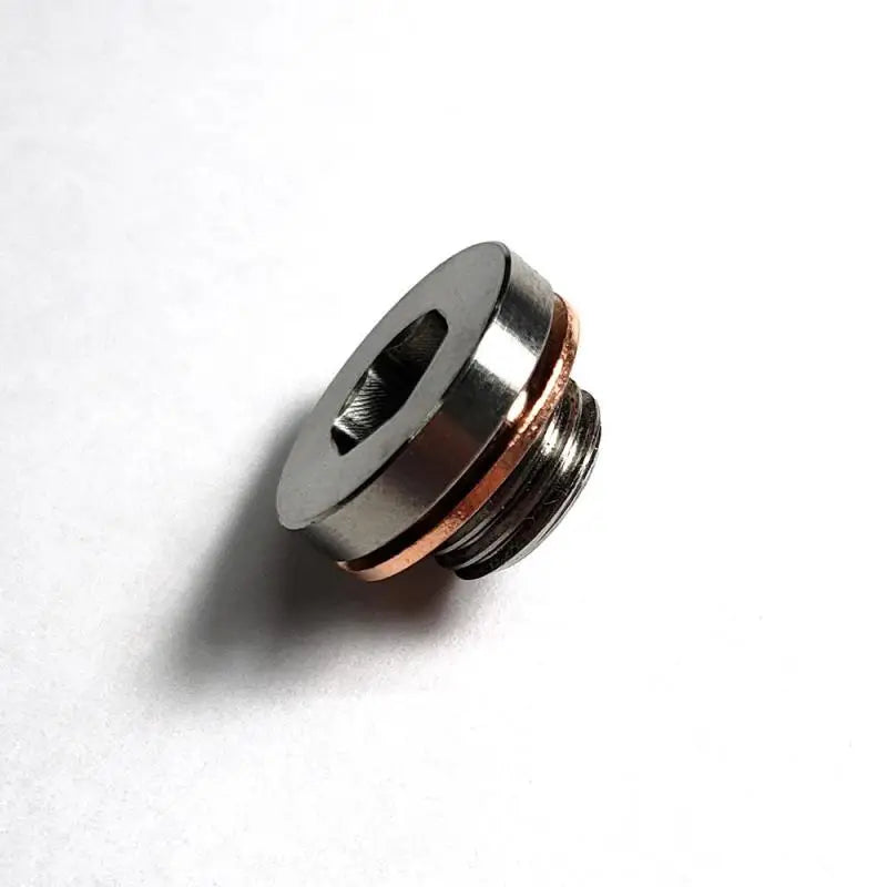 Stainless Bros 608-00700-0000 Stainless Bros M12x1.25 O2 Motorcycle Sensor Bung Plug w/ Copper Washer