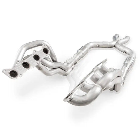 Stainless Power 2011-14 Mustang GT Headers 1-7/8in Primaries High-Flow Cats 3in X-Pipe - Truck & Automotive