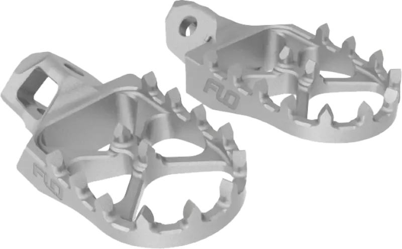 FLO MOTORSPORTS Stainless Steel Foot Pegs for Powersports