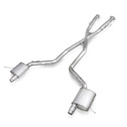 Stainless Works JPGC57CBL Stainless Works 11-20 Jeep Grand Cherokee 5.7L 3in Legend Catback Exhaust w/X-Pipe (Uses OEM Tips) - JPGC57CBL