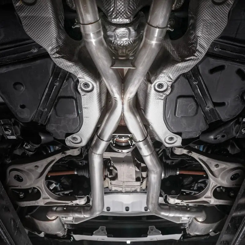 Stainless Works JPGC57CBL Stainless Works 11-20 Jeep Grand Cherokee 5.7L 3in Legend Catback Exhaust w/X-Pipe (Uses OEM Tips) - JPGC57CBL