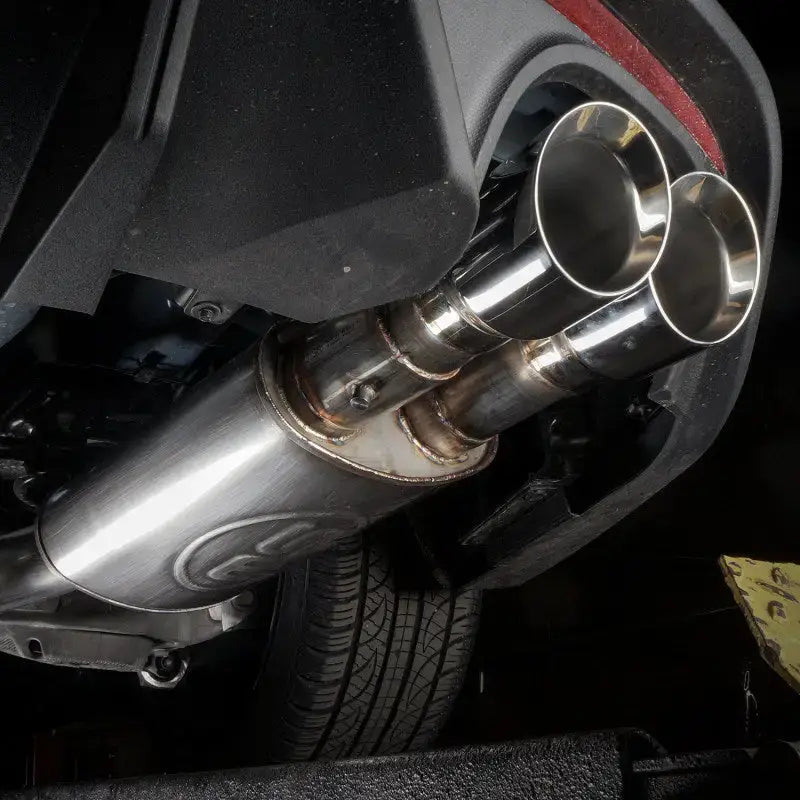 Stainless Works 2018+ Ford Mustang GT 3in Redline Series Catback H-Pipe w/Active Valves & Quad Tips - M18CBHFCV