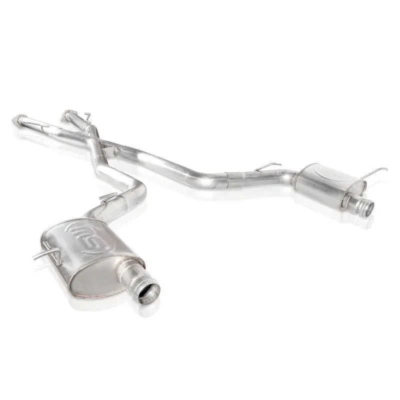 Stainless Works Stainless Works 2018 Jeep TrackHawk 6.2L 3in Catback System X-Pipe Turbo S-Tube Muffler Stock Exit