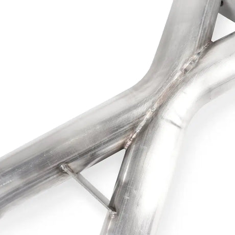 Stainless Works 2018 Jeep TrackHawk 6.2L 3in Catback System X-Pipe Turbo S-Tube Muffler Stock Exit 