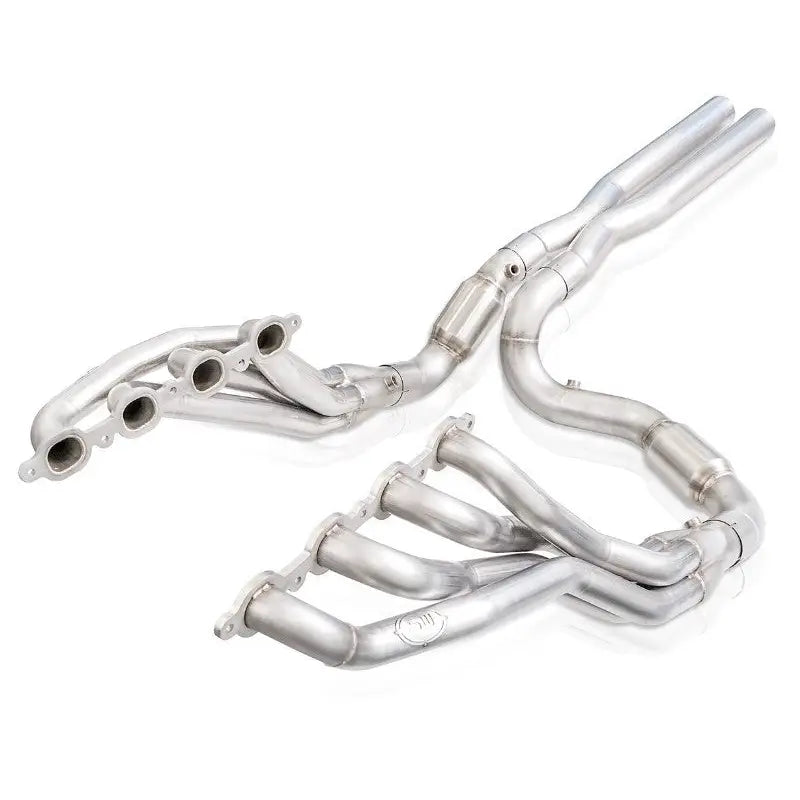 Stainless Works CT19HCAT Stainless Works 2019+ Chevrolet Silverado 5.3/6.2 Catted Headers 1-7/8in Primaries 3in Leads X-Pipe - CT19HCAT