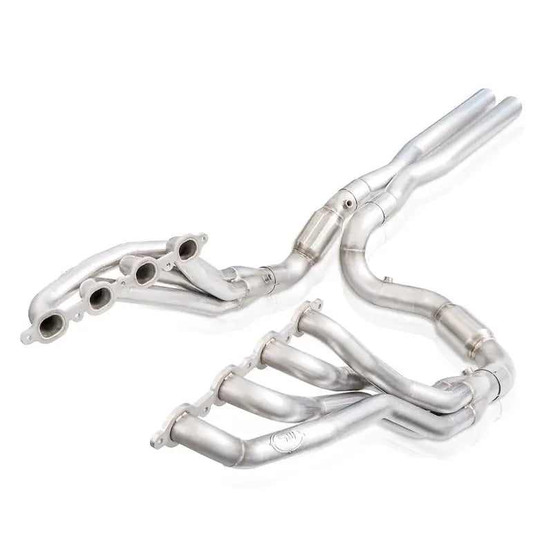 Stainless Works CT19HCAT Stainless Works 2019+ Chevrolet Silverado 5.3/6.2 Catted Headers 1-7/8in Primaries 3in Leads X-Pipe - CT19HCAT