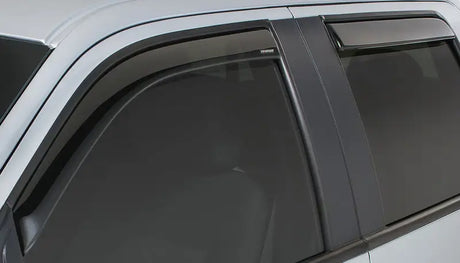 Stampede 15-21 Ford F-150 SuperCrew Cab Pickup Snap-Inz Sidewind Deflector 4pc - Smoke - Truck & Automotive