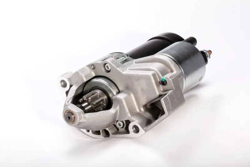 Silver and black car starter motor for perfect fit, built to OEM specs