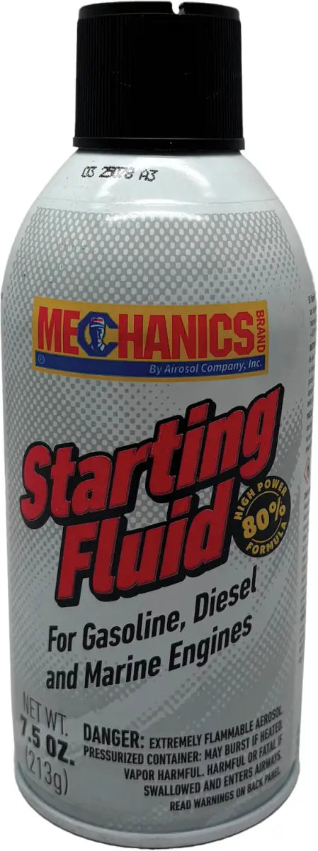 Starting Fluid 7.5oz (12/Case Sold Ea) - MECHANICS