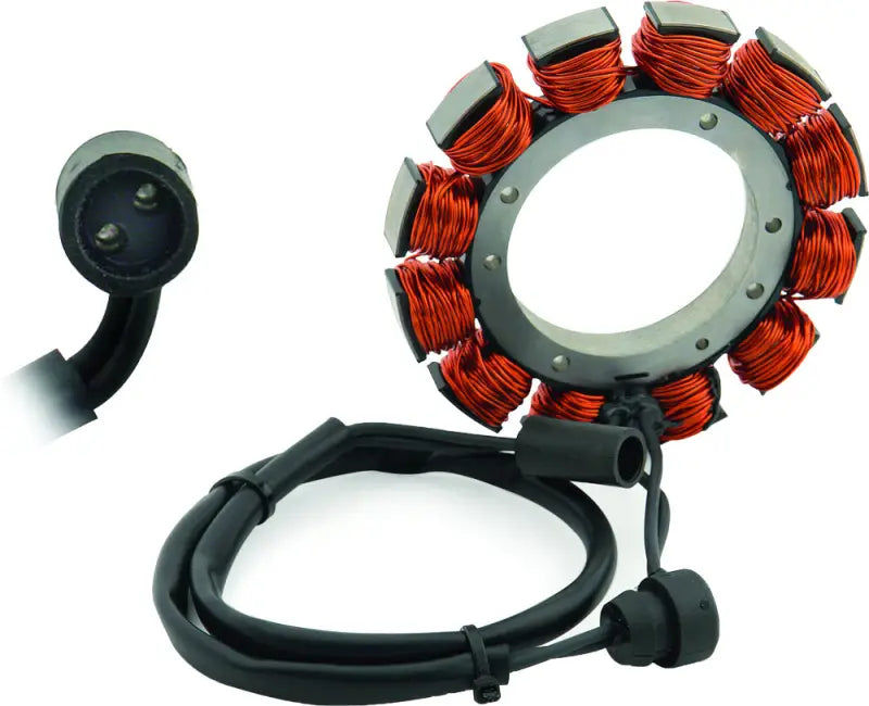 Motorcycle stator assy with wiring and connector for Amp Sportster with pure copper windings