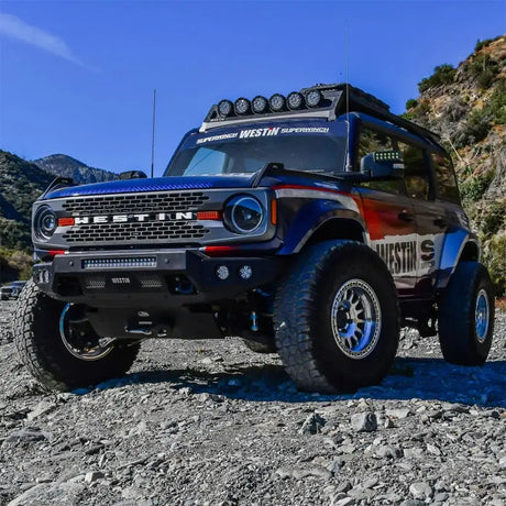Superwinch 21-24 Ford Bronco Hidden Winch Mount - Black - Superwinch