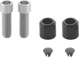 RIZOMA Stealth Naked Mounting Kit Black Bmw
