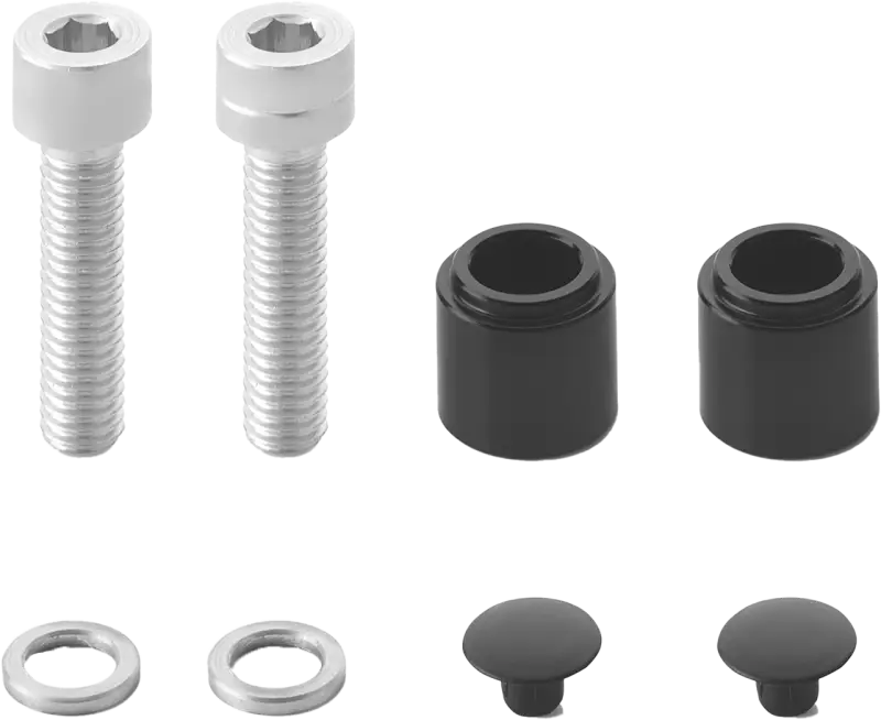 RIZOMA Stealth Naked Mounting Kit Black Duc Mv Agusta