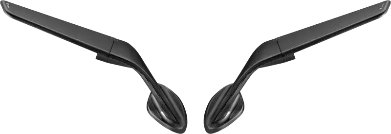 Stealth Sport Mirror Apr Black Pair 