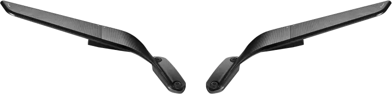 Stealth Sport Mirror Duc Black Pair 