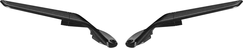 Stealth Sport Mirror Kaw Black Pair 