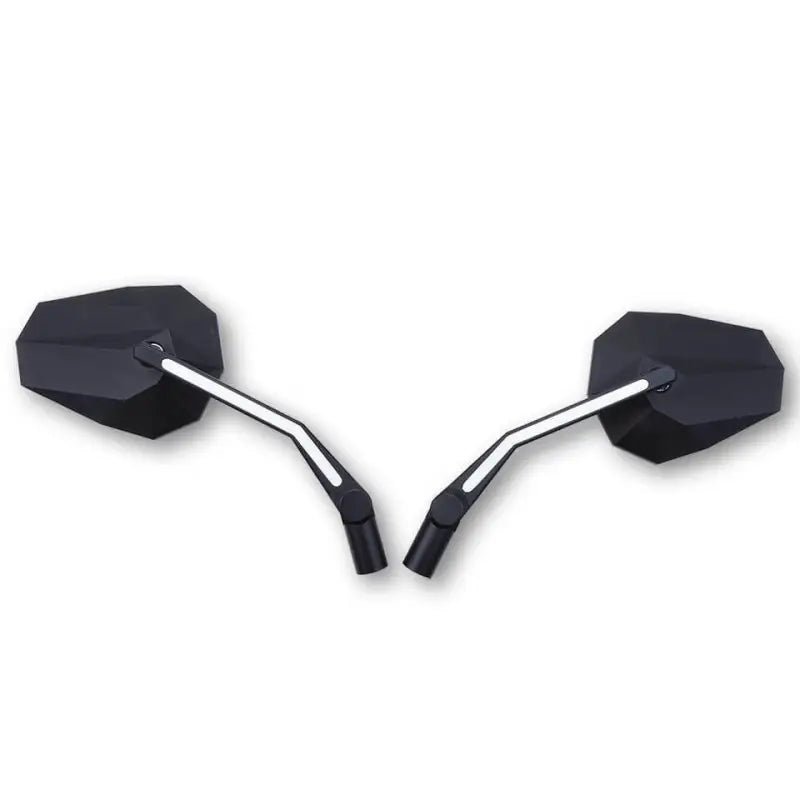 Stealth X3 Drl Mirror Pair Matte Black 