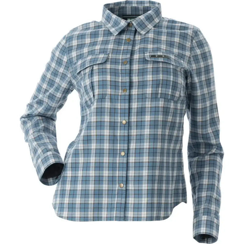 Plaid Button Down Steel Blue Plaid 2xs - DSG