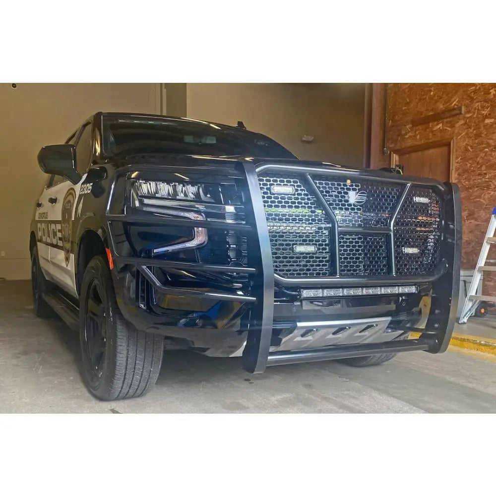 Steelcraft Punch Plate Grille Grille Guard 50-0405C - 21-24 Chevy Tahoe Chevy Suburban