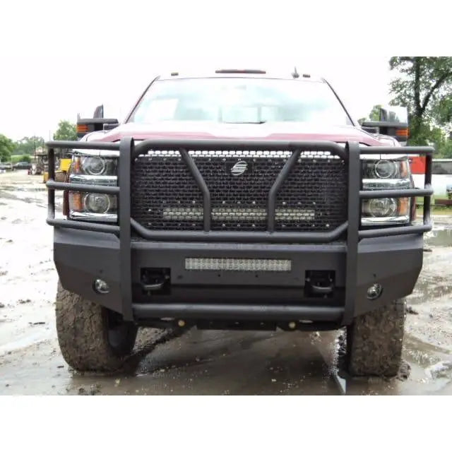 Steelcraft Accommodates Parking Sensors Bumper 60-10440 - HD Elevation Front Fine Text