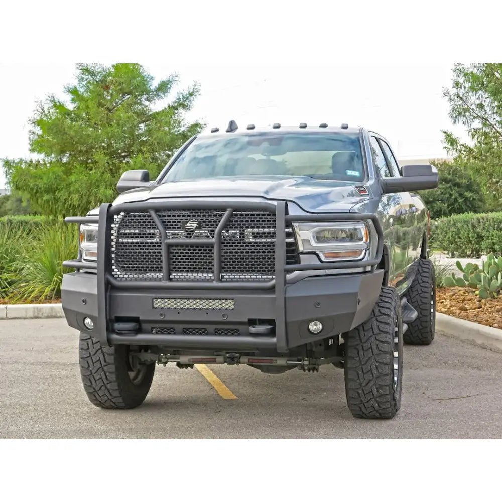 Steelcraft Accommodates Parking Sensors Bumper 60-12280C - HD Elevation Front Fine Text