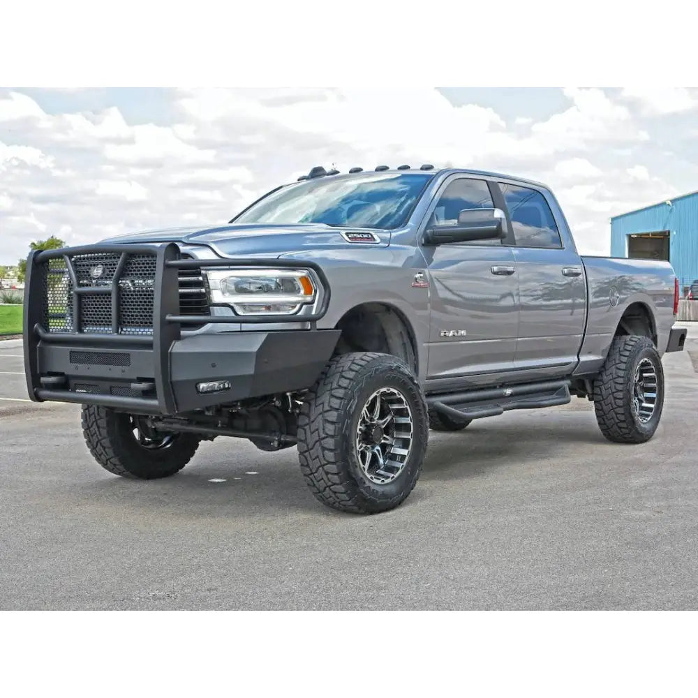 Steelcraft Accommodates Parking Sensors Bumper 60-12280C - HD Elevation Front Fine Text
