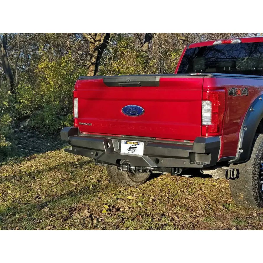 Steelcraft Accommodates Parking Sensors Bumper 65-21380 - HD Elevation Rear Fine Textu