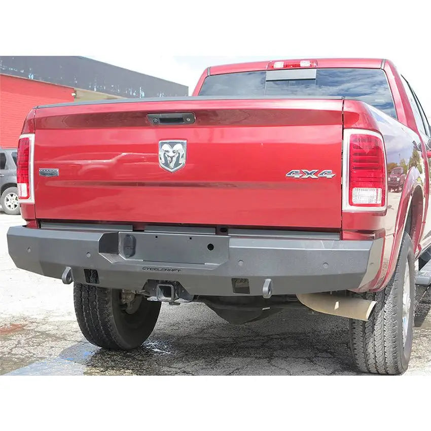 Steelcraft Built-In Sensor Cutout Bumper 76-22260 - Black Fortis Rear Textured